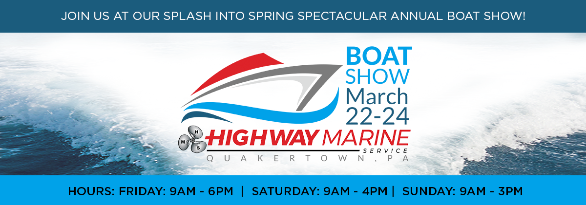 Boat Show - March 22-24 - Highway Marine Banner